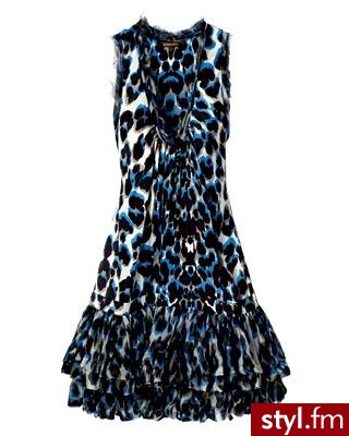 jedwabna sukienka Roberto Cavalli 2.545$ - Pozostałe Ciuchy Moda