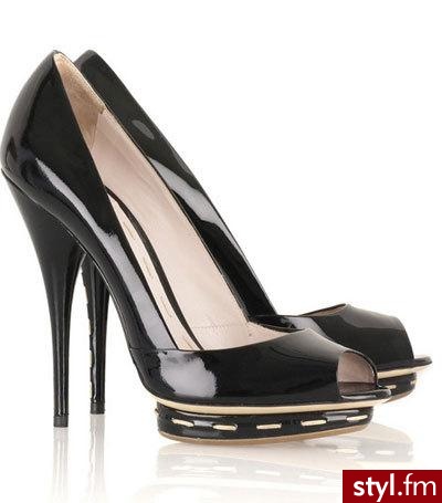 Unikalne czarne wysokie obcasy od Miu Miu - 695$ - Pozostałe Buty Moda