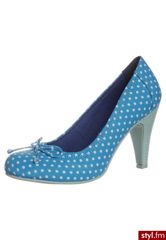 Even&Odd Czółenka niebieski 6QX-S1747 - Czółenka Buty Moda