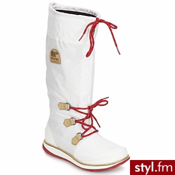 Sorel BUTY '88 White - Kozaki Buty Moda