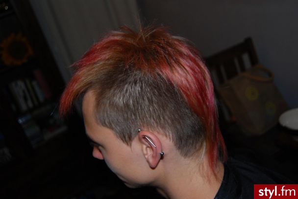 Punk Rock Alternatywne Średnie Fryzury
