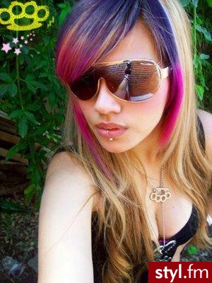 EMO Alternatywne Średnie Fryzury