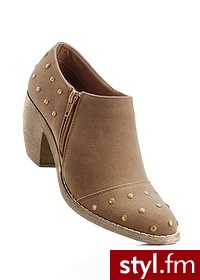 Bonprix Botki jasnobrązowy 954991_22150 - Botki Buty Moda