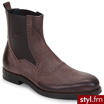 Barracuda Buty  Le Cristal Bordeaux Kozaki Odcienie beżu i brązu - Kozaki Buty Moda