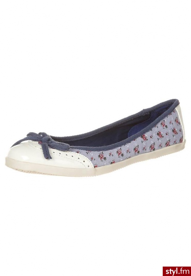 Anna Field Baleriny niebieski (03z1901B) - Balerinki Buty Moda