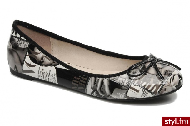 Elizabeth Stuart Balerinki Astrid 800 (Szary) - Balerinki Buty Moda