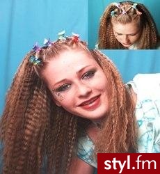 Kręcone Na co dzień Średnie Fryzury