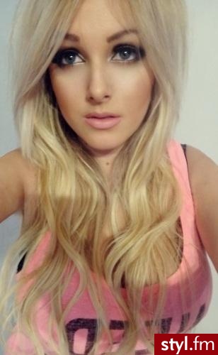 Blond Rozpuszczone Kręcone Na co dzień Długie Fryzury