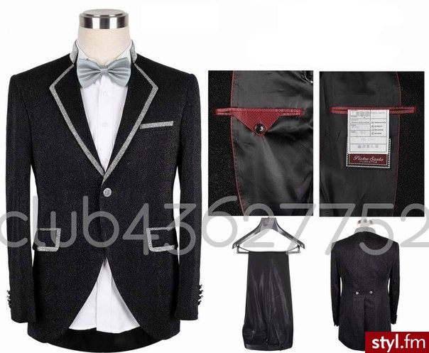 Stroje męskie Ślub Moda