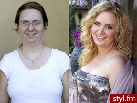 magiczna przemiana. oto kobiety które wystąpiły w popularnym show extreme makeover- niestety polka wersja nie zyskała uznania wśród widzów - Średnie Fryzury