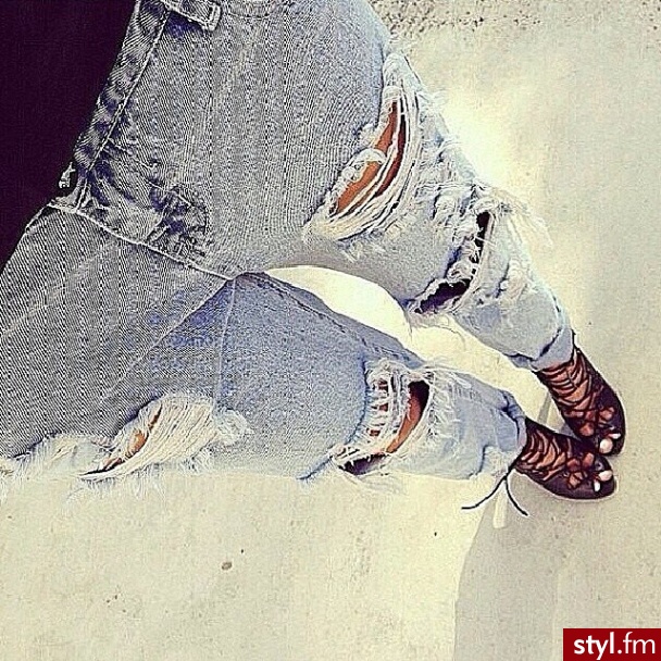 Jeansy Spodnie Moda