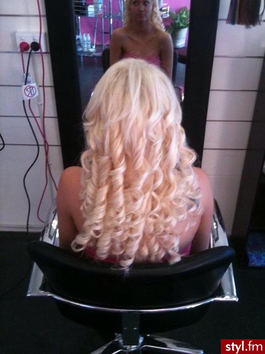 Blond Rozpuszczone Kręcone Na co dzień Długie Fryzury