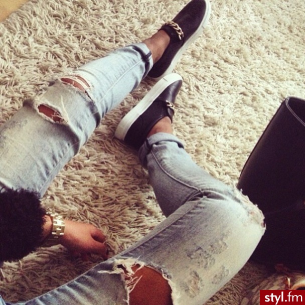 Jeansy Spodnie Moda