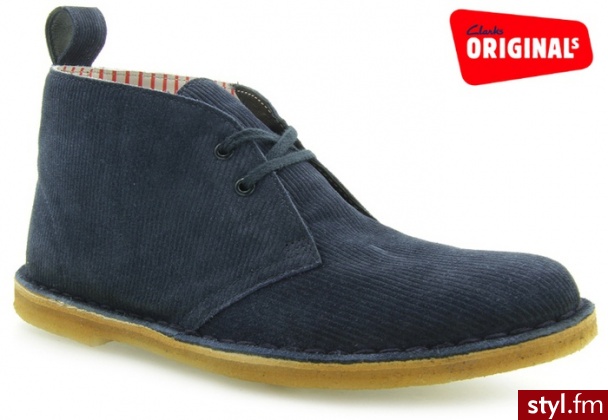 Clarks ZESTAW BOTKI DESERT JAGUAR NAVY - Botki Buty Moda