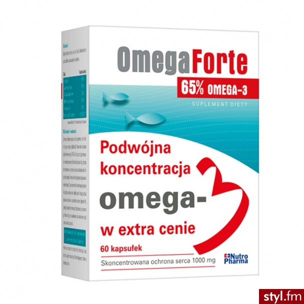 Nutrivia Omega Forte 60%Epa+Dha Nutrivia X 60 Kaps - Bransoletki Biżuteria Moda