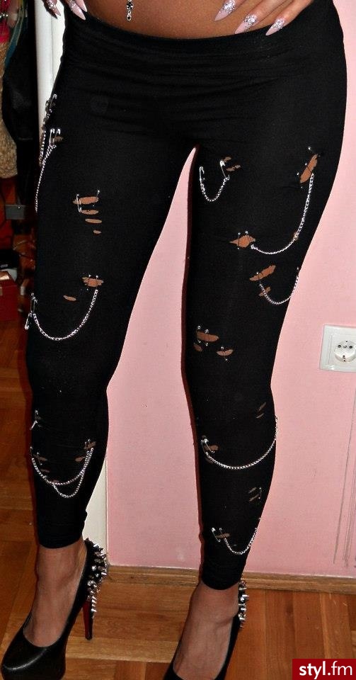 Leginsy Spodnie Moda