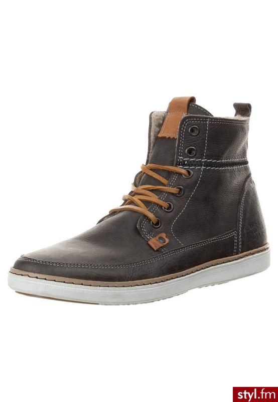 Zign Botki sznurowane niebieski - Botki Buty Moda