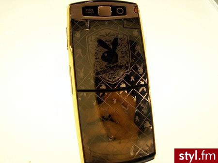 Gold Alcatel Playboy. - Gadżety Inne Moda