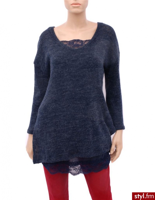 Unisono TUNIKA 34-11402 BLU - Tuniki Ciuchy Moda