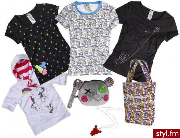 Troll - linia Ugly Friends: t-shirty 49.90zł, bluza z krótkim rękawem 69.90zł, torebka "Głowa" 29.90zł, wisiorek 12.90zł, torba z wzorami 46.90zł - Pozostałe Ciuchy Moda