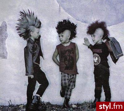 Punk Rock Alternatywne Średnie Fryzury