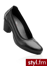 Bonprix Czółenka skórzane 920583_23107 - Czółenka Buty Moda