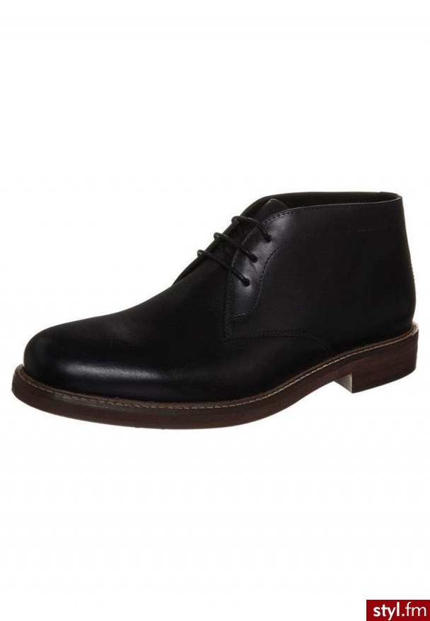 zign Oksfordki czarny (1631 Chukka Boot) - Pozostałe Buty Moda