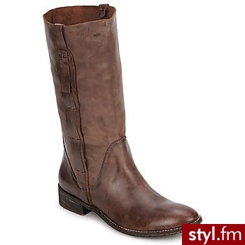 Femme Plus BUTY CLADIE Brown - Kozaki Buty Moda