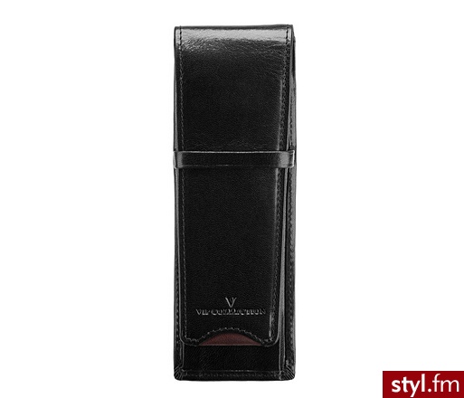VIP COLLECTION ETUI NA DŁUGOPISY (V05-02-078-14) czarny - Portfele i etui Dodatki Moda