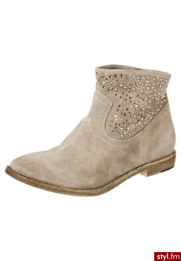Högl Botki beżowy (5-101792) - Botki Buty Moda