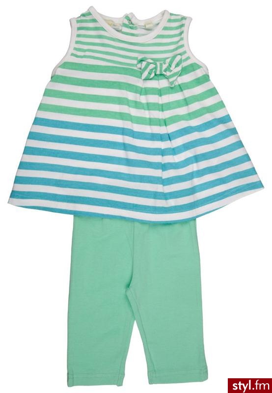 Tricky Tracks Set Legginsy Turkusowy - Leginsy Spodnie Moda