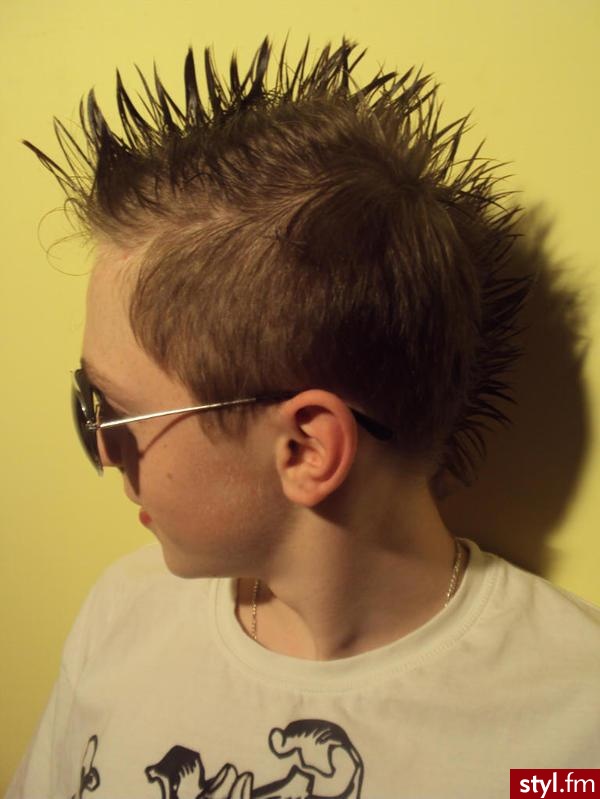 irokez - Punk Rock Alternatywne Średnie Fryzury