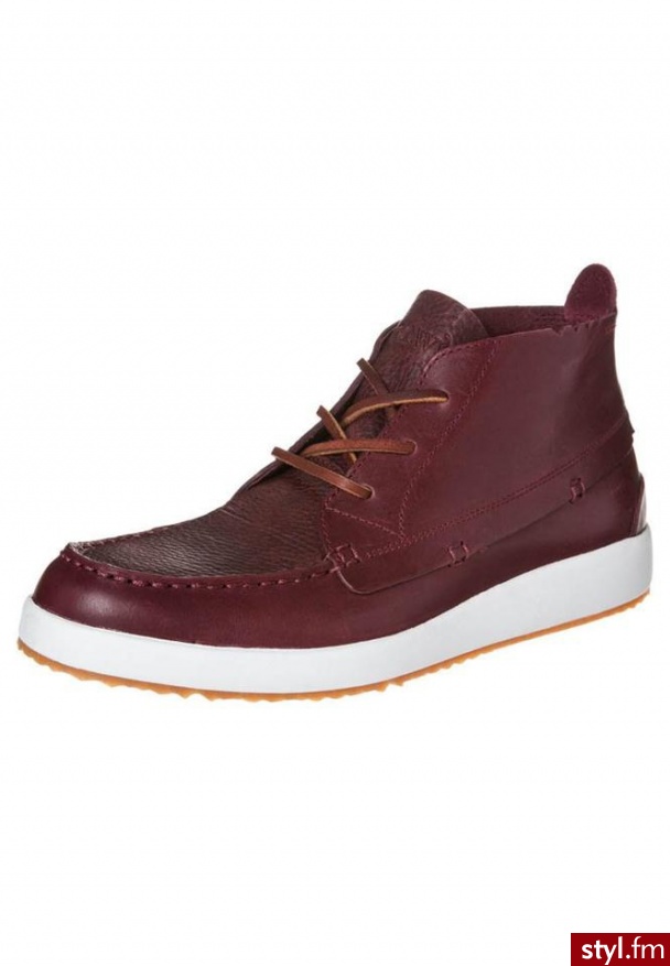 ohw? DOUG Botki sznurowane czerwony - Botki Buty Moda