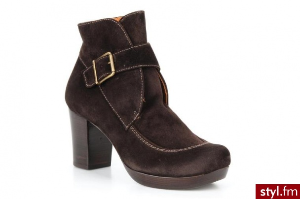 Chie Mihara PÓŁBUTY I BOTKI ISURI BY CHIE MIHARA (Brązowy) - Botki Buty Moda
