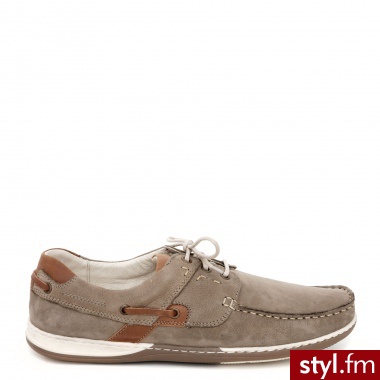 Venezia PÓŁBUTY MĘSKIE 4392-2 N TAUP - Półbuty Buty Moda