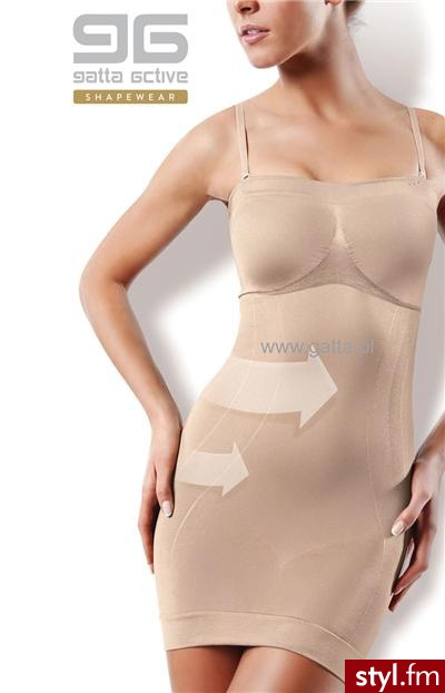 Gatta Active Gat Shapewear Dress 6514 (beżowy) - Pozostałe Bielizna Moda