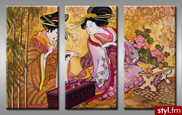 Galerialu Obraz B3TRYPTYK1174 Japonki, Japonia - Klapki Buty Moda
