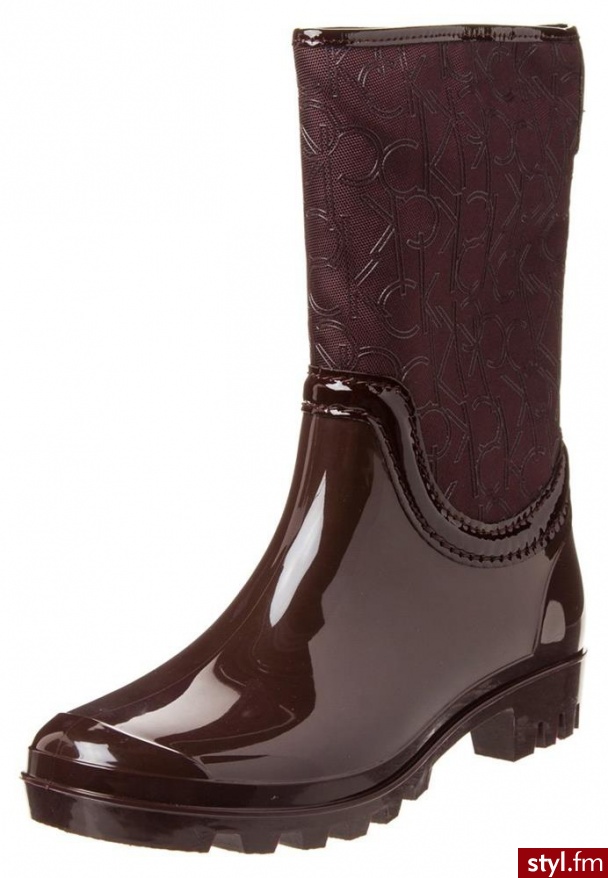 CK Calvin Klein WYNONA Kalosze czerwony (N10957) - Kalosze Buty Moda