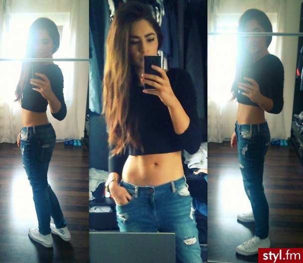 Jeansy Spodnie Moda
