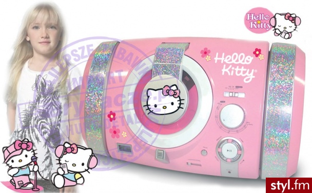 Smoby Radioodtwarzacz Hello Kitty Centrum Muzyczne Party 27171 - Dziecko