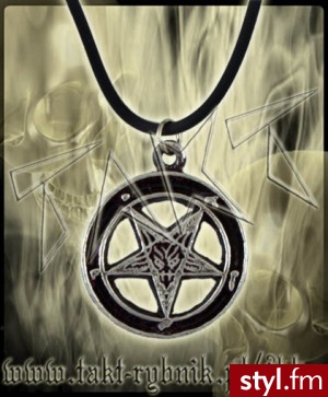 Wisiorek PENTAGRAM 16 - Wisiorki Biżuteria Moda