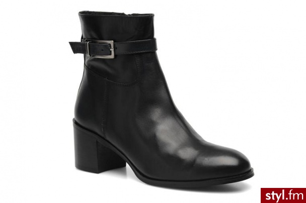 Georgia Rose PÓŁBUTY I BOTKI TACHLO BY (Czarny) - Botki Buty Moda