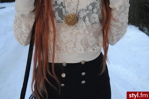 ginger. Długie rude włosy coś o czym marzę. - Pozostałe Ciuchy Moda