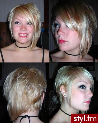 EMO Alternatywne Średnie Fryzury