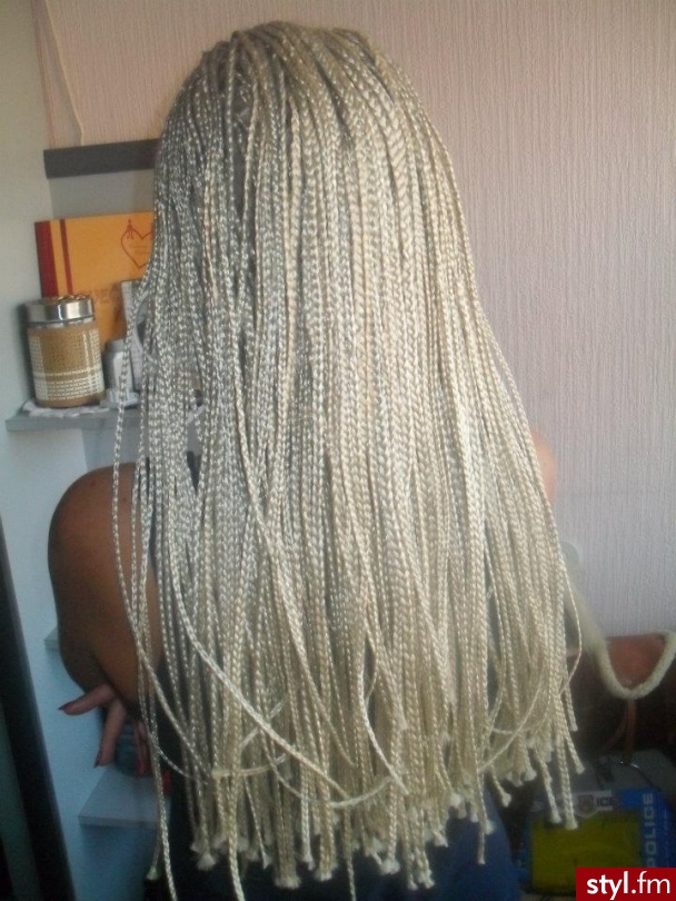 Blond Warkocze Proste Na co dzień Długie Fryzury
