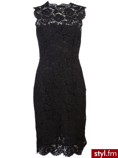 VALENTINO Sleeveless lace dress - Wieczorowe Sukienki Moda