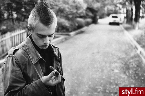 Punk Rock Alternatywne Średnie Fryzury