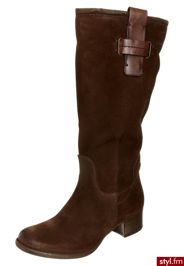 Pier One Kozaki brązowy - Kozaki Buty Moda