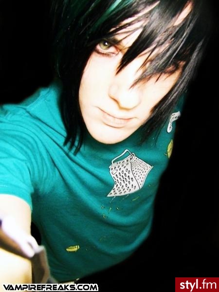 EMO Alternatywne Średnie Fryzury