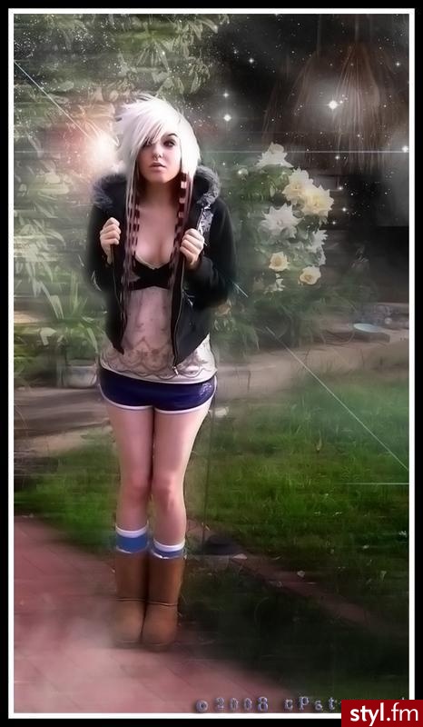 EMO Alternatywne Średnie Fryzury